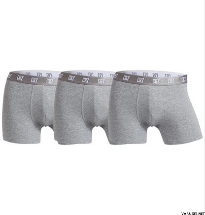 CR7 Men Basic Trunk, 3-Pack Harmaa (700)