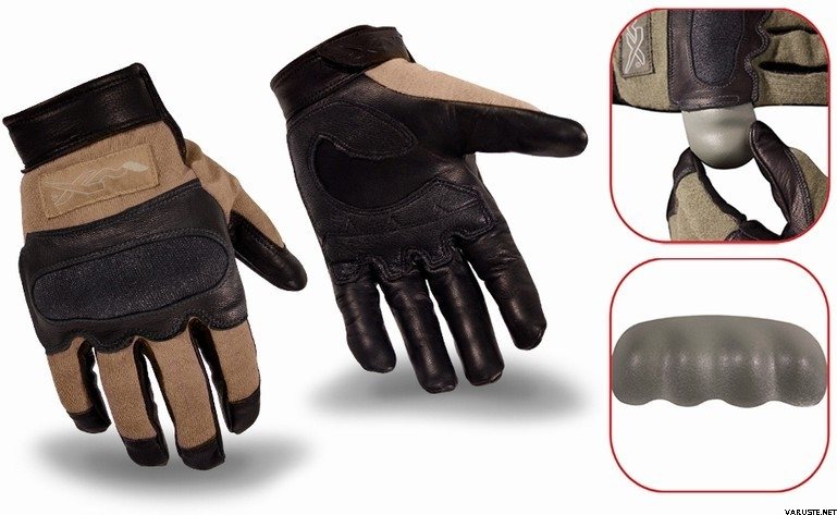 Wiley X HYBRID Removable Knuckle Combat Glove Coyote