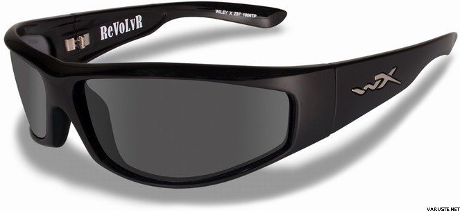 Wiley X REVOLVR Smoke Grey Gloss Black Frame