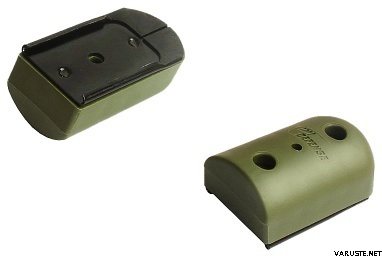 IMI Defense Rubberized Pistol Magazine Floorplate OD Green