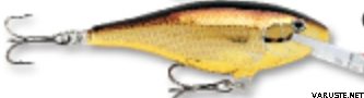 Rapala Shad Rap Shallow 7cm SSR-7 Golden Alburnus (GALB)