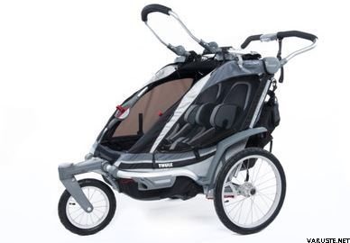 Thule Chinook 2 + Stroll/Jog Musta