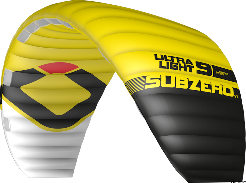 Ozone Subzero V1 Ultralight Kite Only 13m² Yellow