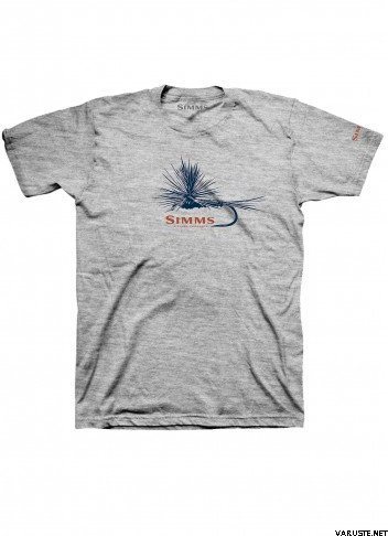 Simms Adams Fly T-Shirt Grey Heather