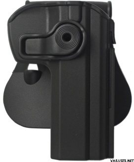 IMI Defense Polymer Retention Paddle Holster Level 2 for CZ SP-01 Shadow Black