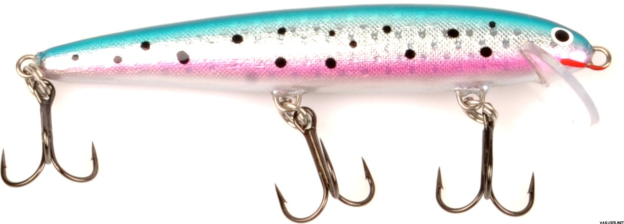 LGH Muikku 10cm Turkoosi / Hopea / Violetti, Täplät