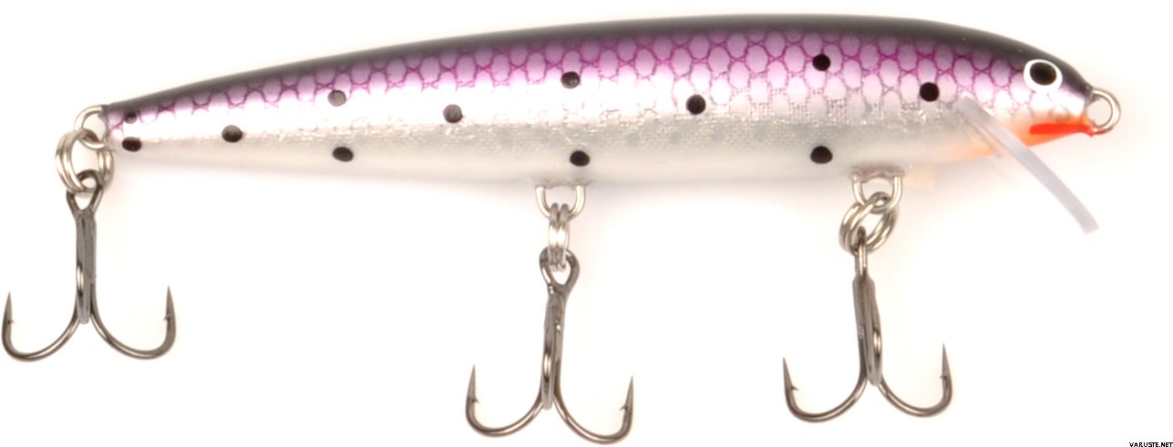 LGH Muikku 10cm Violetti / Hopea, Täplät