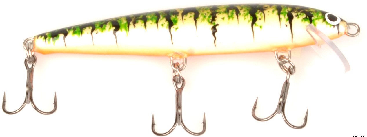 LGH Muikku 10cm Valkoinen kolmipiikki ( oranssi vatsa ),105