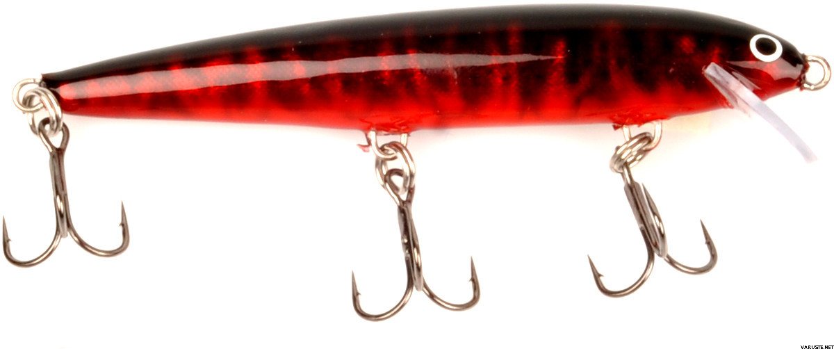 LGH Muikku 10cm Musta / Punainen