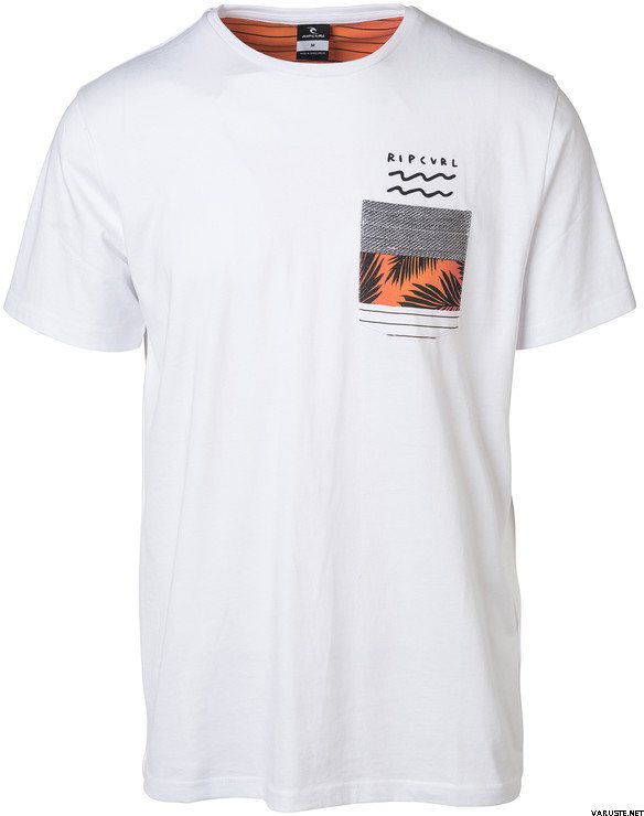Rip Curl Modern Pocket Tee Optical White