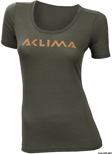 Aclima T-Shirt Logo Women Ranger Green