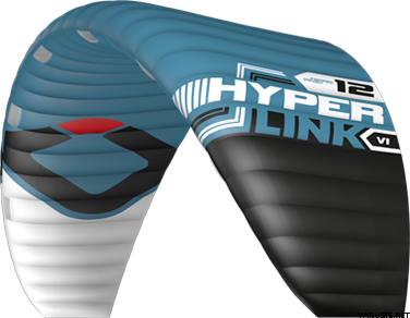 Ozone Hyperlink V1 Kite Only 9m² Slate Blue