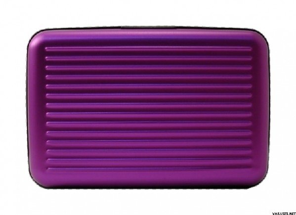 Ögon Designs Aluminium wallet 5A, Fan-shaped Purple