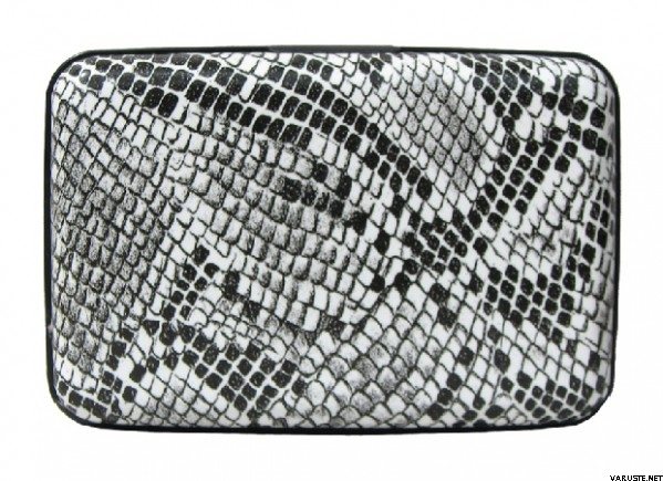 Ögon Designs Aluminium wallet 5A, Fan-shaped Snake