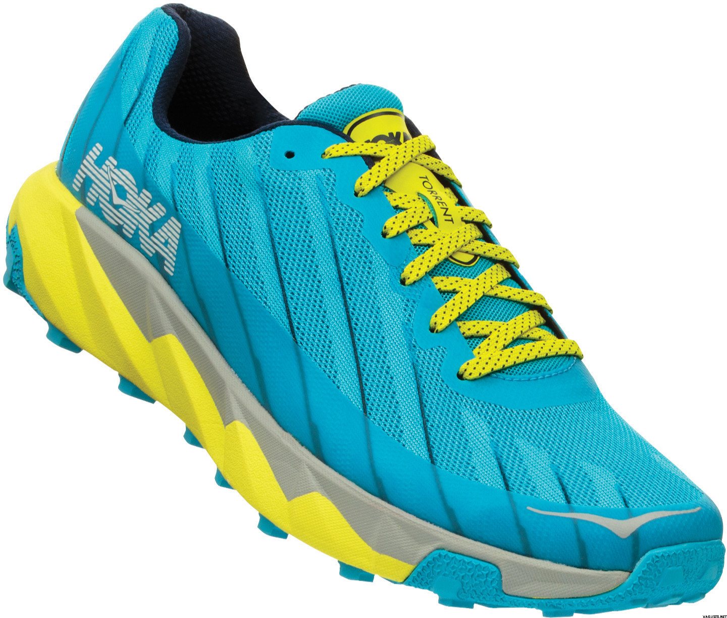 Hoka Torrent Mens Cyan Blue / Citrus
