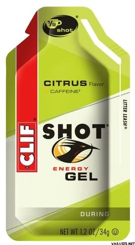 Clif Shot Energy Gel 34g Citrus +25 mg kofeiinia