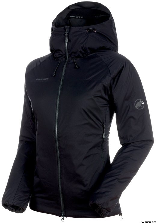Mammut Rime IN Flex Hooded Jacket Women Black - Phantom