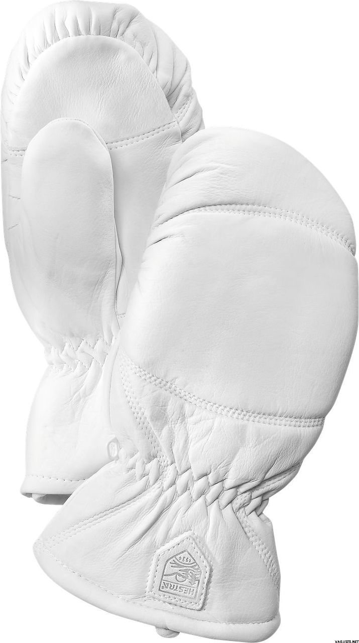 Hestra Leather Box Mitt Offwhite