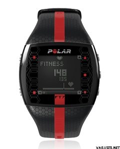 Polar FT7 Black/red negative display