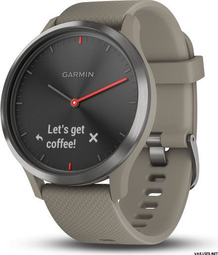 Garmin Vivomove HR Sport Black-Sandstone