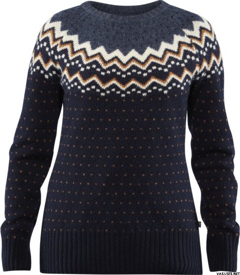 Fjällräven Övik Knit Sweater Womens Dark Navy (555)