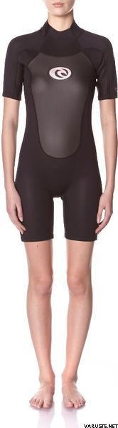 Rip Curl Women's Omega S/SL Spring 1.5 mm Black