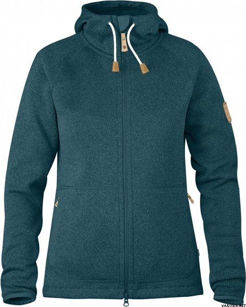 Fjällräven Övik Fleece Hoodie Women Glacier Green