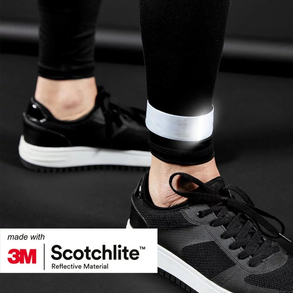 Salzmann 3M Scotchlite Hi-Vis Reflective Snap Band Valkoinen