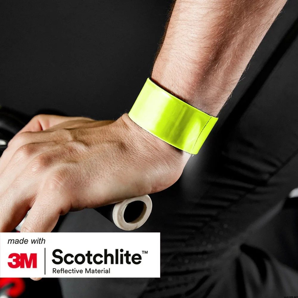 Salzmann 3M Scotchlite Hi-Vis Reflective Snap Band Keltainen