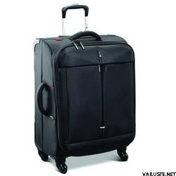 Delsey Fiber Lite 4-wheel 77 cm exp. trolley Black