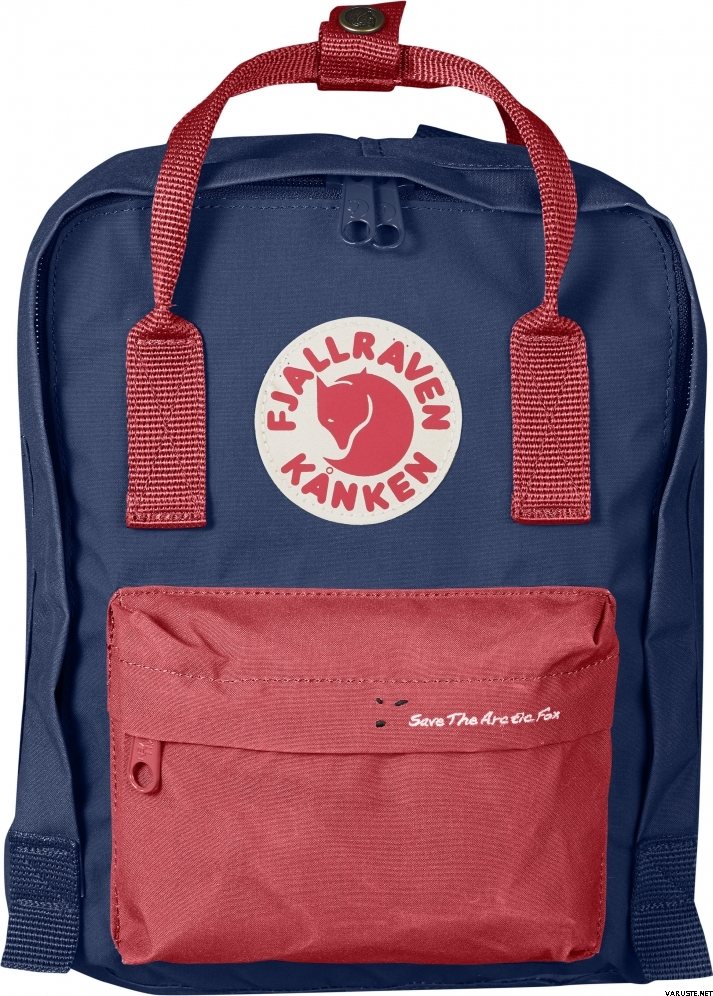 Fjällräven Save the Arctic Fox Mini Kånken Royal Blue/Peach Pink (540-319)