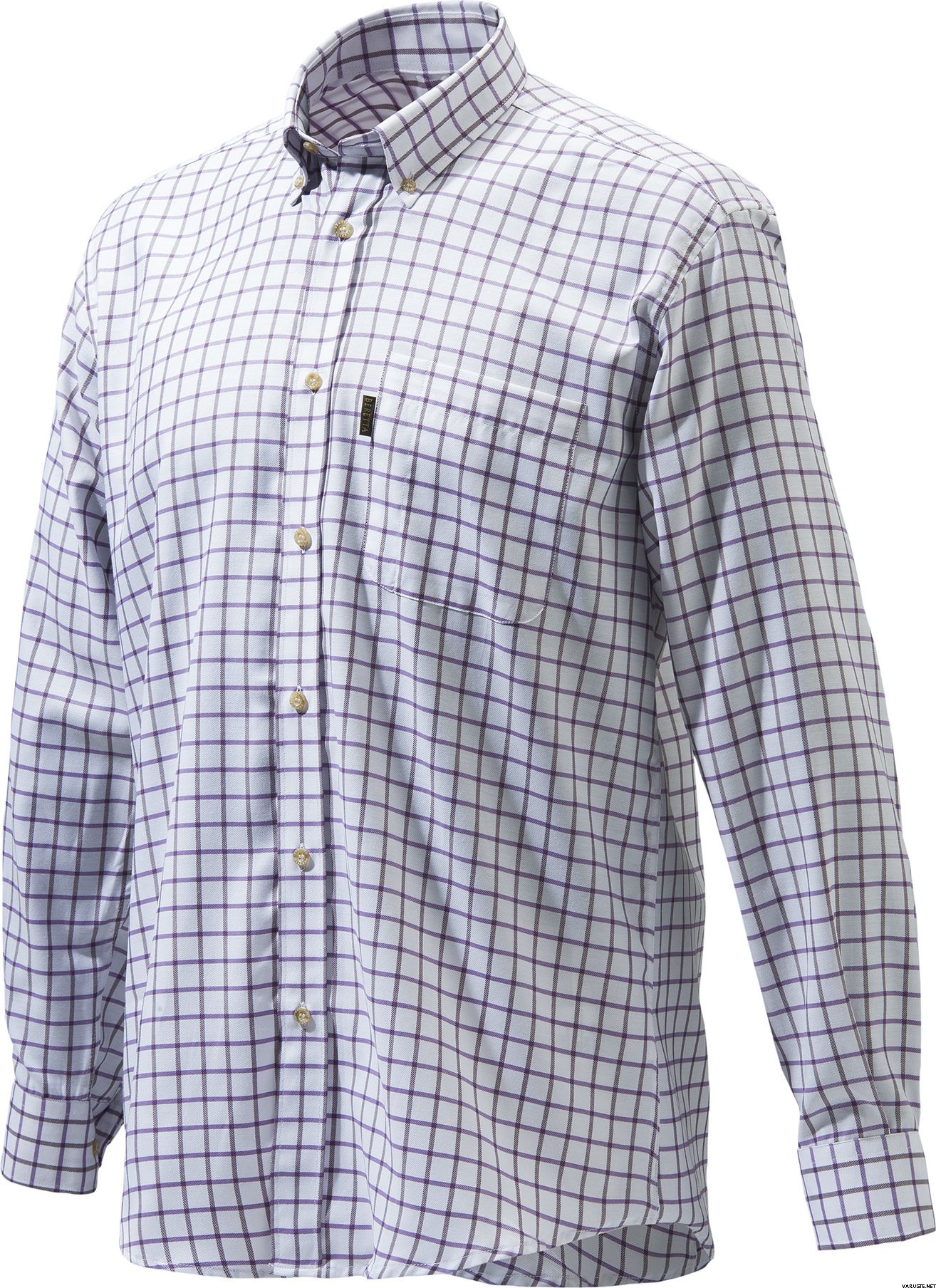 Beretta Classic Shirt White / Prune / Amethyst Check