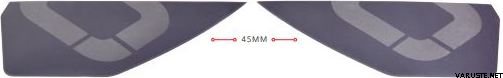 Ozone Kiteboard Fins V2 x 4 45 mm