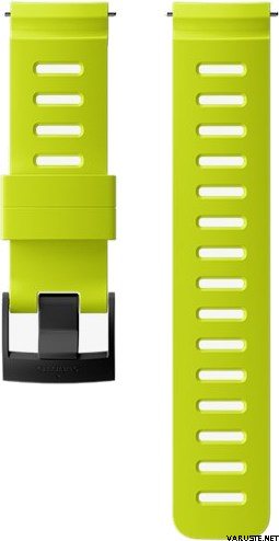 Suunto 24 mm Dive 1 -silikoniranneke Lime Black