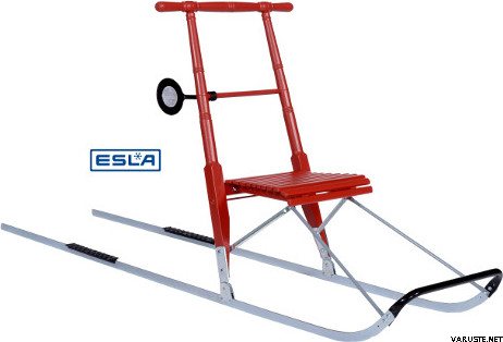 Esla T6 Potkukelkka kokoontaittuva Punainen