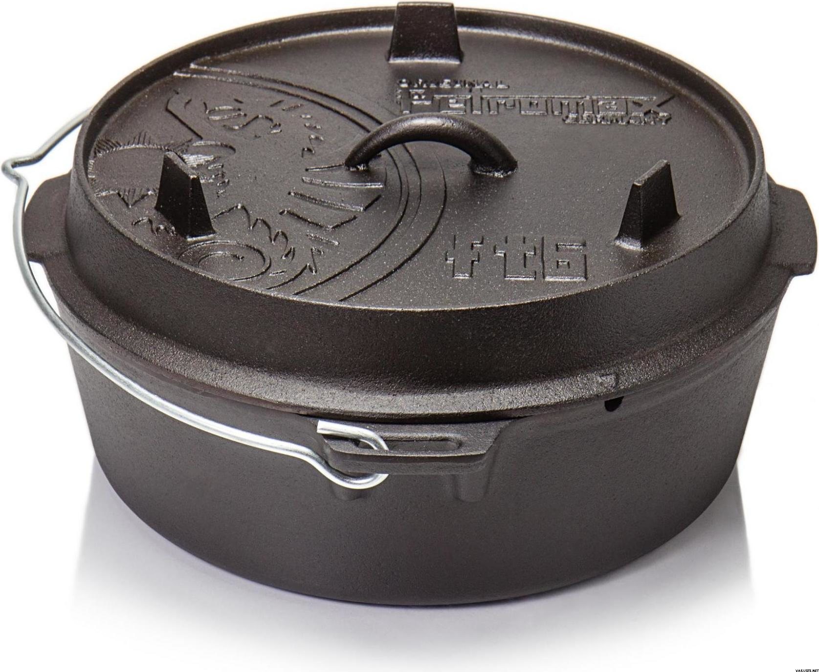 Petromax Dutch Oven with Flat base Ft6 (5.5 l)