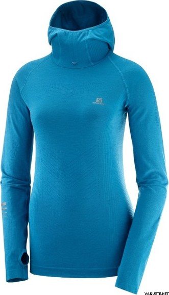 Salomon Lightning Pro LS Hoodie W Lyons Blue