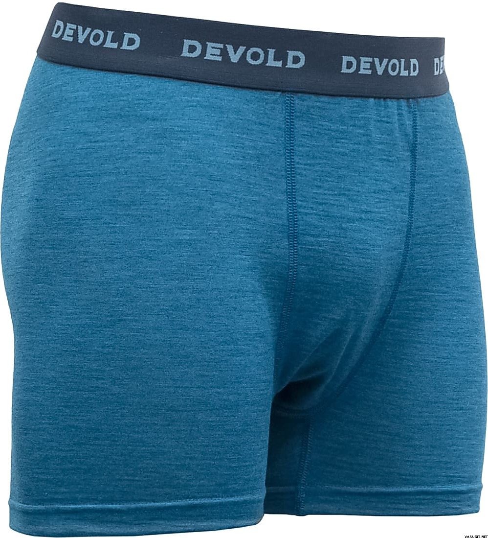 Devold Breeze Merino 150 Boxer Mens Blue Melange