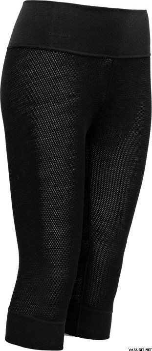 Devold Wool Mesh Woman 3/4 Long Johns Caviar (black)