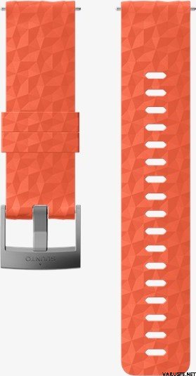 Suunto 24 mm Explore 1 -silikoniranneke Coral Gray