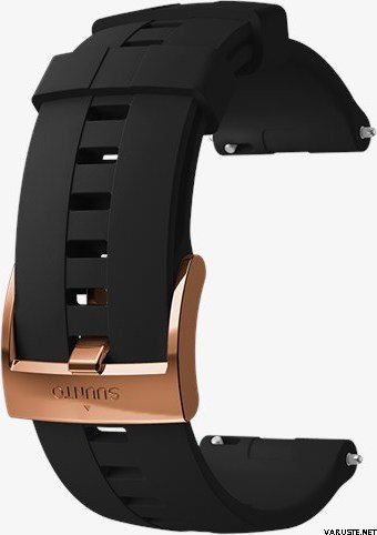 Suunto 24mm Athletic 4 Silicone Strap Black Copper