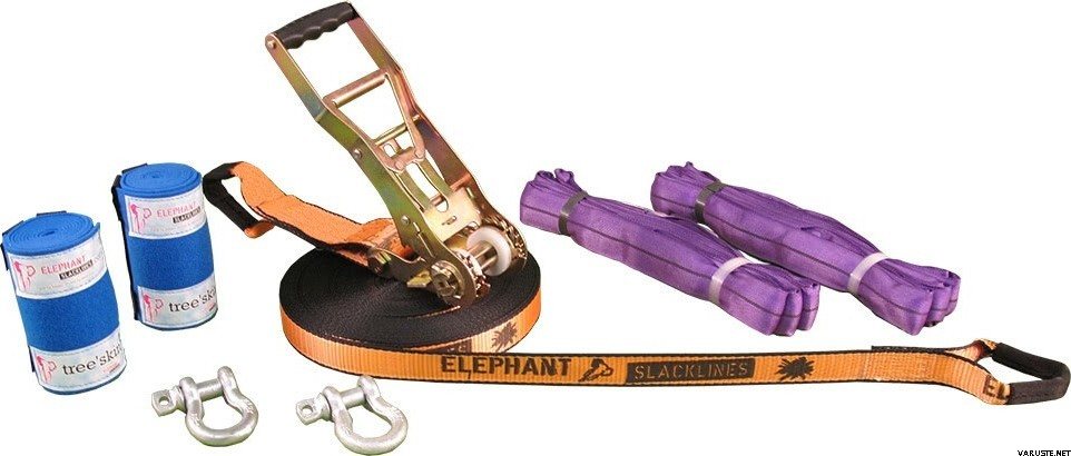 Elephant Slacklines 25m Wing 3.5cm Set Orange