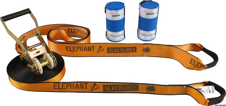 Elephant Slacklines Wing 3.5 Set 15m Orange