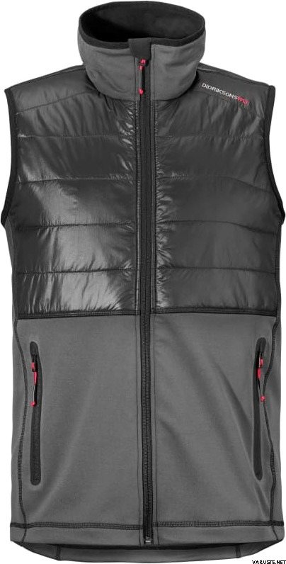 Didriksons Dew liivi Coal Black