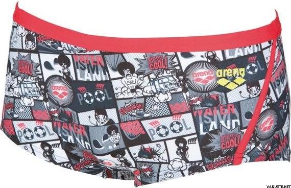 Arena M Comics LW Boxer Black/Red