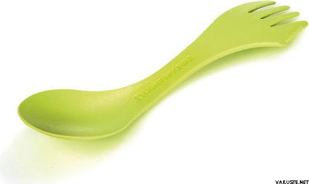 Light My Fire Spork Original Varuste.net logolla Limevihreä