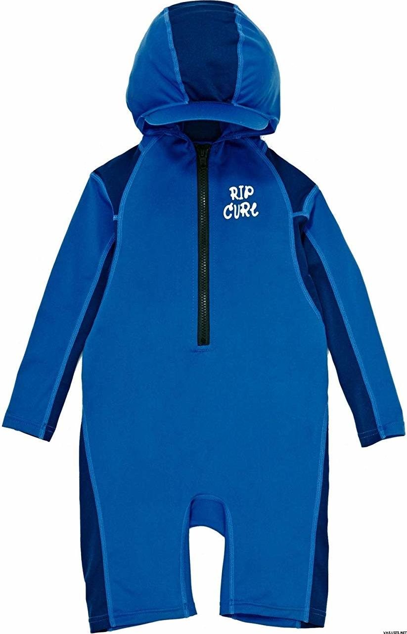 Rip Curl Groms UV Spring L/S Hooded Blue