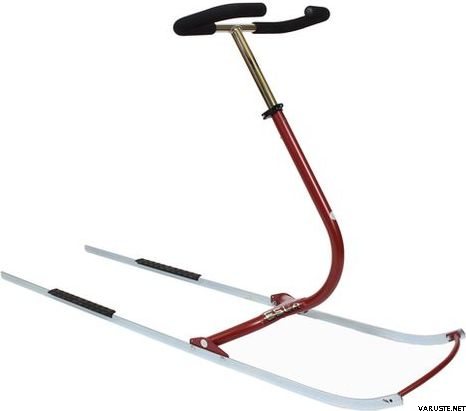 Kickspark sled Max -aluminum, Esla Red