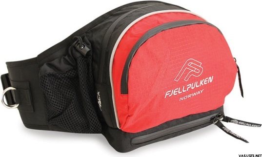 Fjellpulken Hip Pack with hang-on system Red