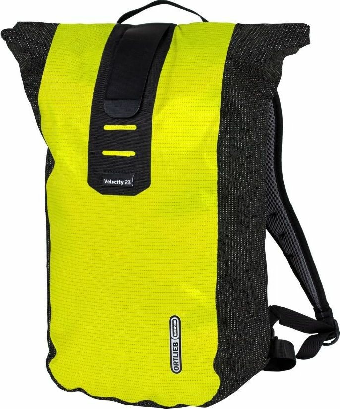 Ortlieb Velocity High Visibility Neon Yellow - Black Reflective